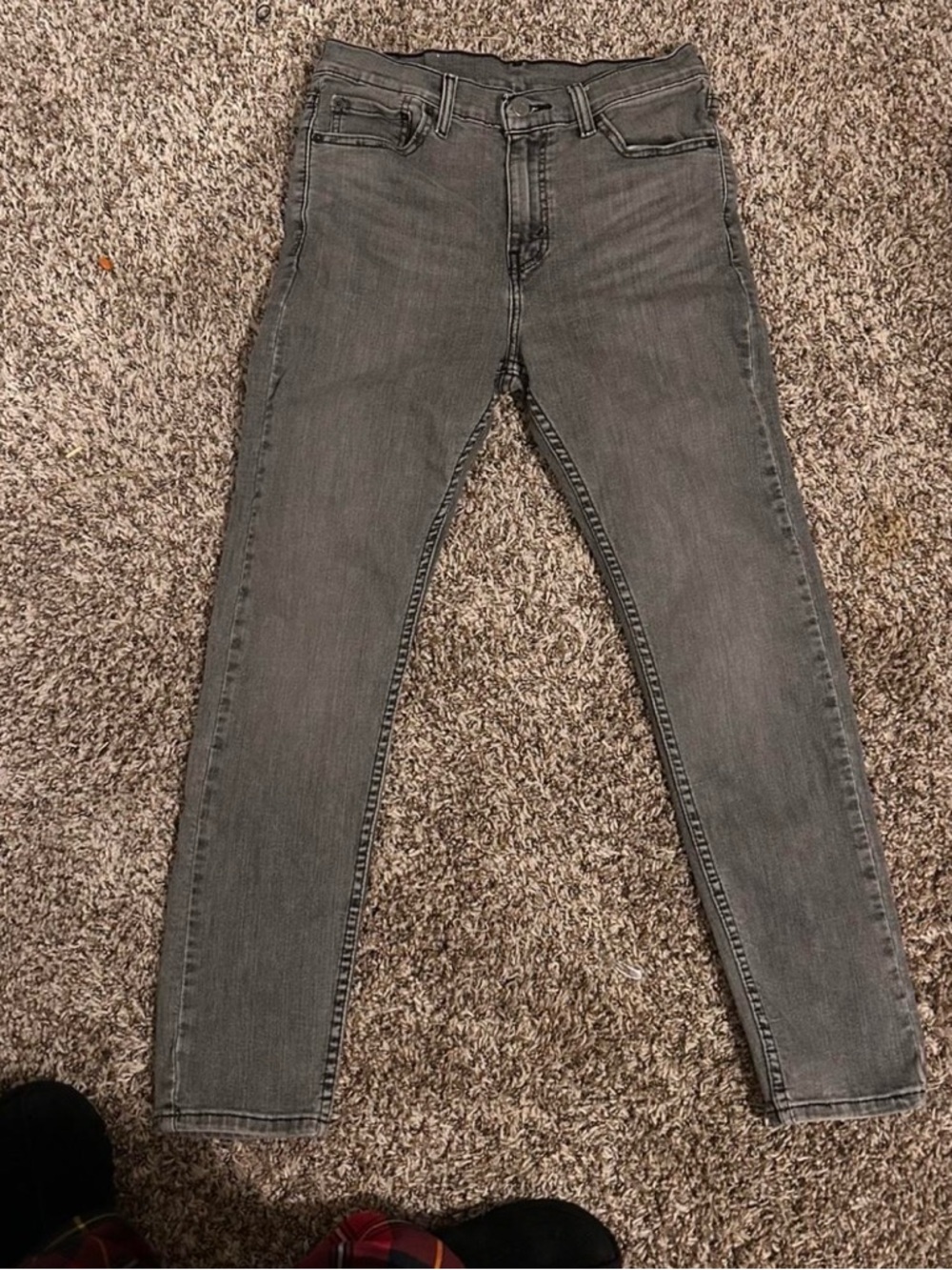 Men's Skinny Gray Jeans - Classic Slim Fit